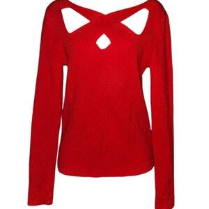 NWT Bold Elements Cutout Long Sleeve Sweater